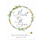 Meant to Bee Bridal Shower Welcome Sign