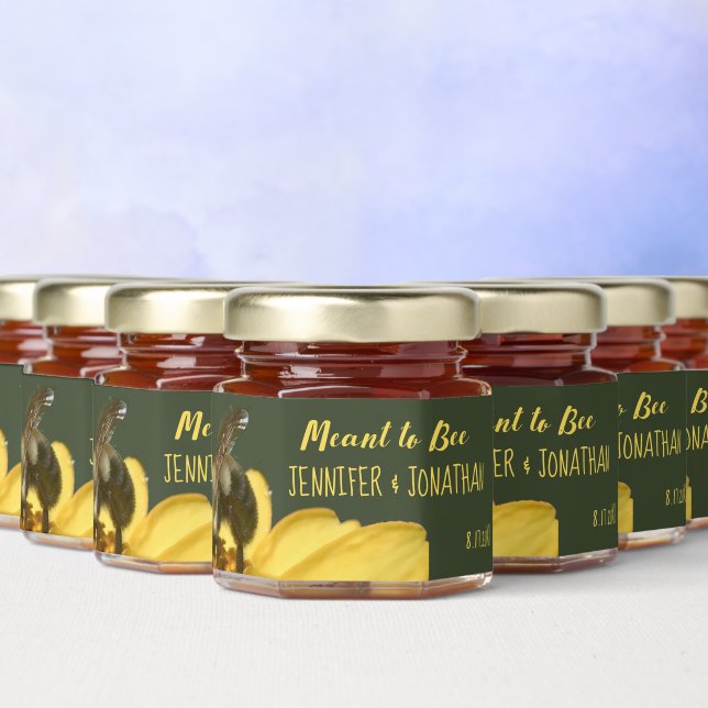 Meant to Bee Custom Honey Jar Favors (Multi)