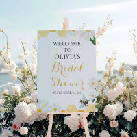 Meant to Bee Daisy Bridal Shower Welcome Sign