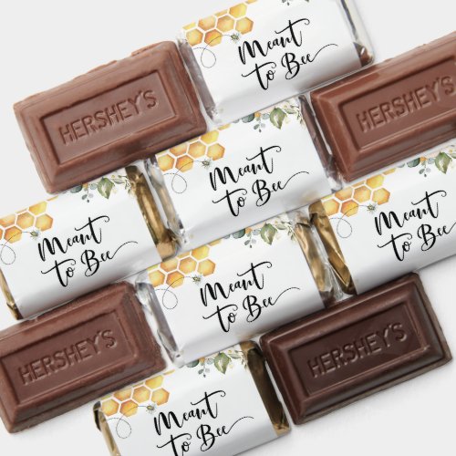 Meant to bee floral elegeant bridal shower hersheys miniatures