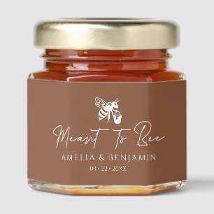Meant to bee Honey Jar Wedding Favors for Guests