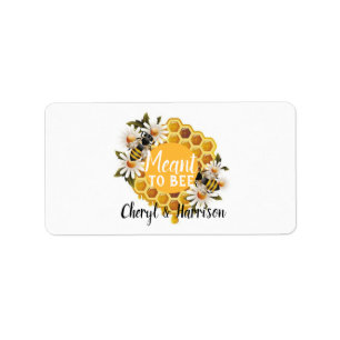 Meant To Bee Honey Pot Label