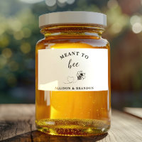 `Meant to Bee Honey Wedding Favor