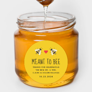 Meant to Bee Honey Wedding Favor Tag