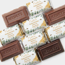 Meant to Bee Honeycomb Eucalyptus Bridal Shower Hershey's Miniatures
