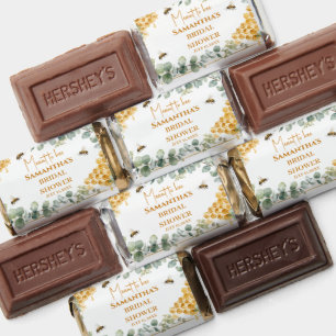 Meant to Bee Honeycomb Eucalyptus Bridal Shower Hershey's Miniatures