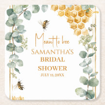 Meant to Bee Honeycomb Eucalyptus Bridal Shower