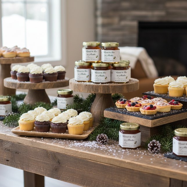 “Meant to Bee in Alaska” Personalized  Honey Jar Favors (Creator Uploaded)