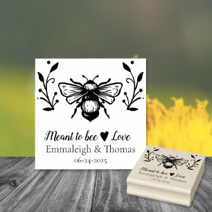 Meant to Bee Love - Wedding Stamp