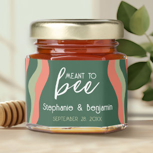 Meant to Bee - Organic Curves Bridal Shower Honey Jar Favors