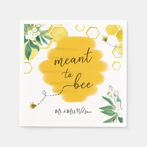 Meant to Bee Paper Napkin
