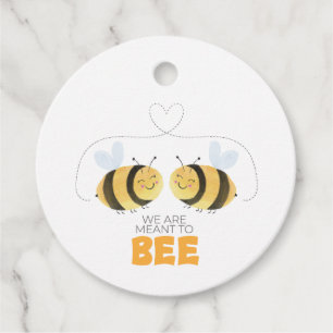 Meant to Bee Valentines Day Favor Tags