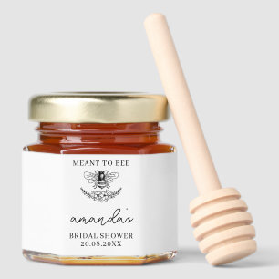 Meant To Bee Wedding Bridal Shower Honey Jar Favors