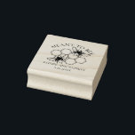Meant to Bee Wedding Favor Rubber Stamp<br><div class="desc">A custom-designed honey wedding favor stamp featuring black and white bee on honeycomb design—Ideal for a bee-themed wedding. This rubber stamp features a pair of rustic bees making honey together. Personalize with bride and groom's name and wedding date. Perfect for adding a sweet touch to a honey jar wedding favor/gift...</div>