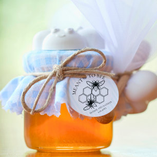 Meant to Bee Wedding Favor Tag