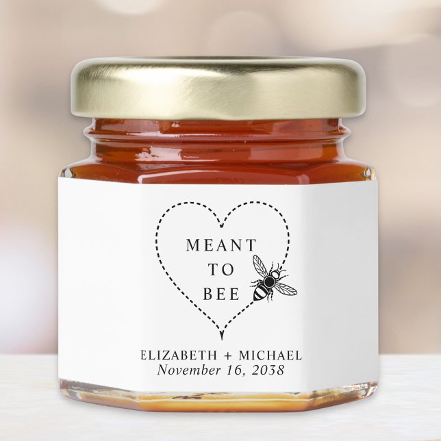 Meant To Bee Wedding Honey Jar Favors (Creator Uploaded)