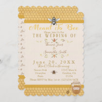 Meant To Bee Wedding Invitations