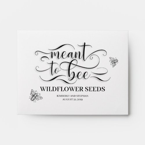 Meant To Bee _ Wildflower Seeds Envelopes