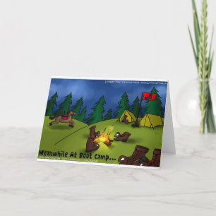 Meanwhile @ Boot Camp Funny Tees Cards Gifts Etc