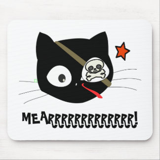 MEARRRRRRRRRRRRR! Pirate Cat Mouse Pad