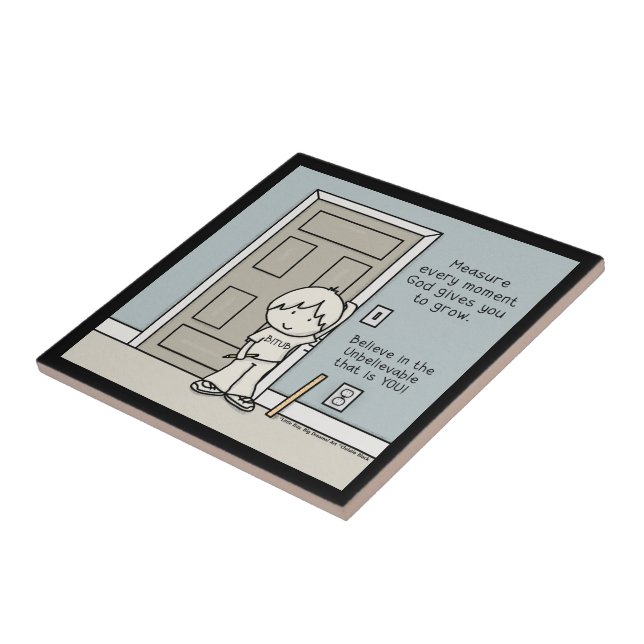 Measurable Moments Ceramic Tile (Side)