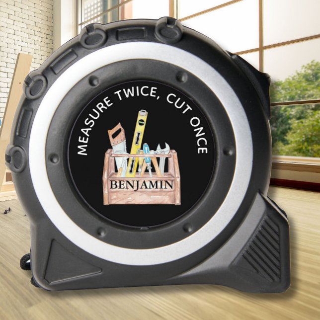 Measure 2x Cut Once Tool Box Name Tape Measure (Creator Uploaded)