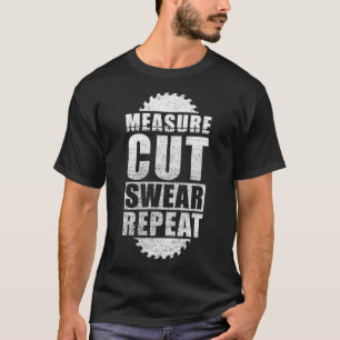 Measure Cut Swear sweets 8th baking 8th birthday T-Shirt