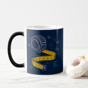 Measure Twice Carpenter Personalized Coffee Mug