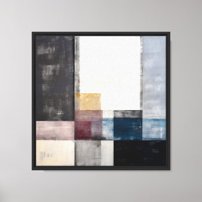 Measured Confluence Canvas Print (Front)
