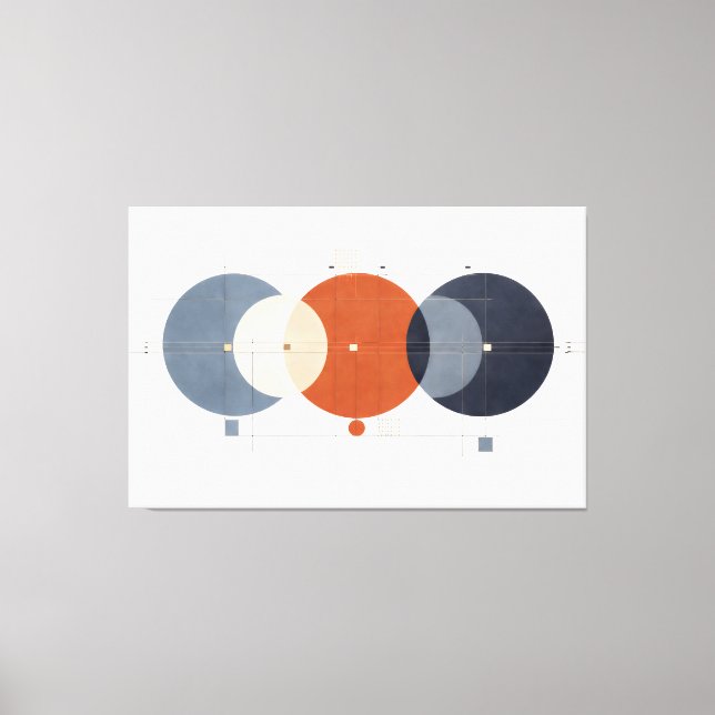 Measured Continuum Canvas Print (Front)