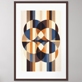 Measured Convergence Framed Art