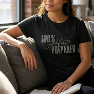 Measured Humor   Present v Prepared   Dark T-Shirt