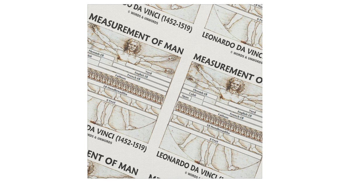 vitruvian man body measurements