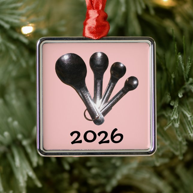 Measuring Spoons Baker Ornament (Tree)