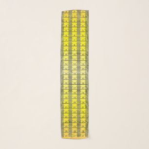 Measuring tape scarf