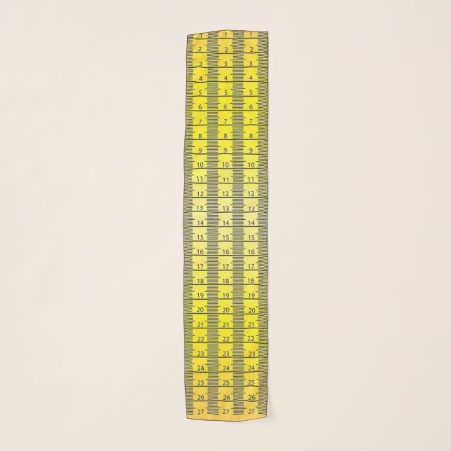 Measuring tape scarf (Front)