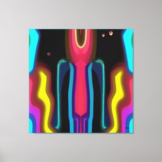 Measuring the Difference Between Doing and Saying Canvas Print (Front)