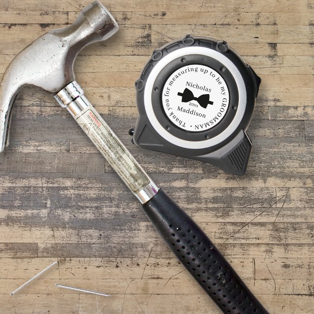 Measuring Up Groomsmen Gift Tape Measure (Creator Uploaded)