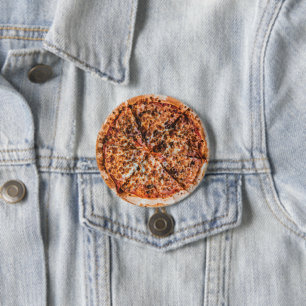 Meat Cheese Pizza Button