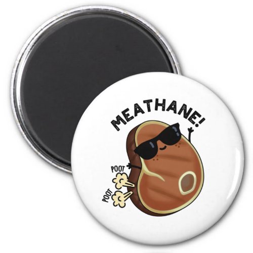 Meat_hane Funny Farting Meat Pun Magnet