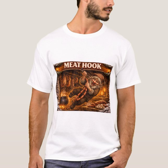 Meat Hook Icelandic Yule Lad T-Shirt (Front)