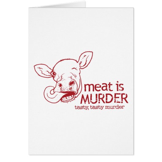 Meat is Murder Cards (Front)