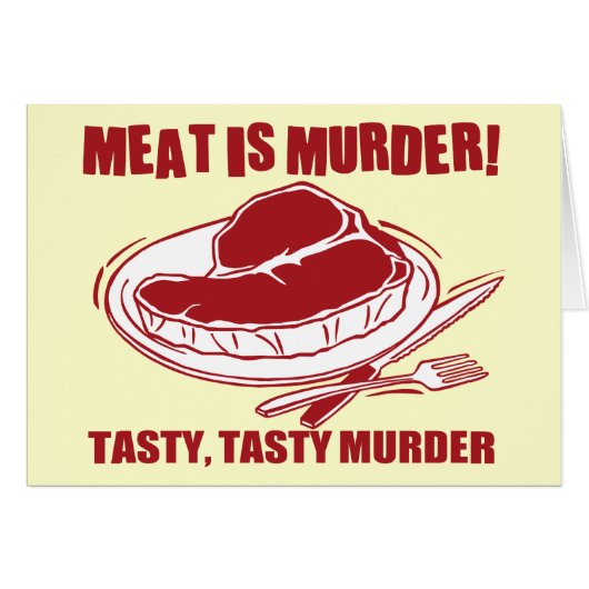 Meat Is Murder Cards (Front Horizontal)