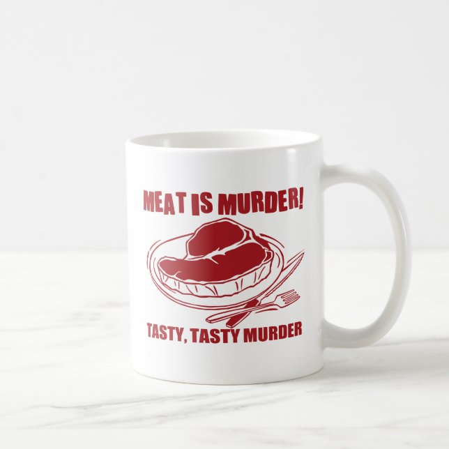 Meat Is Murder Coffee Mug (Right)