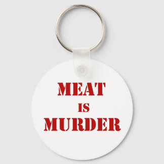 Meat is Murder Keychain