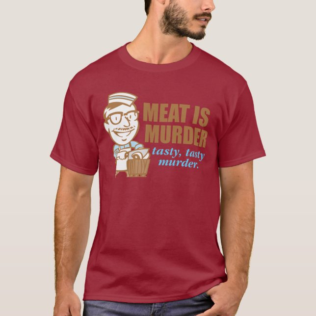Meat Is Murder T-Shirt (Front)