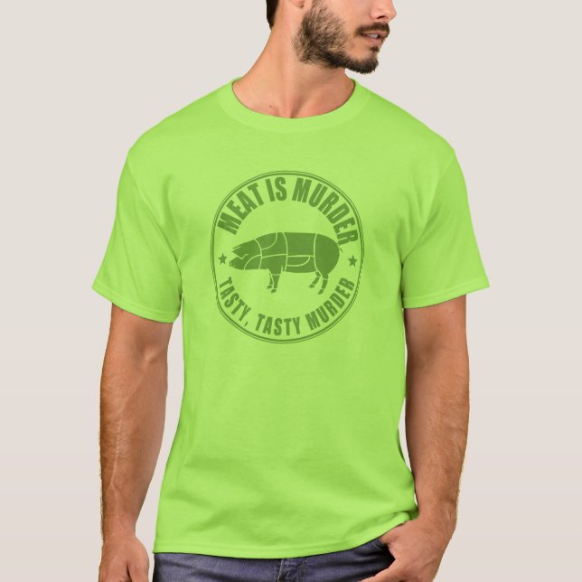 Meat is Murder T-Shirt (Front)