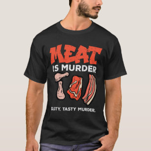 Meat Is Tasty Bbq Funny Barbecue Grilling Men Wome T-Shirt