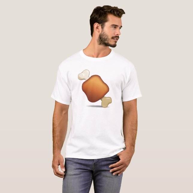 Meat on Bone - Emoji T-Shirt (Front Full)