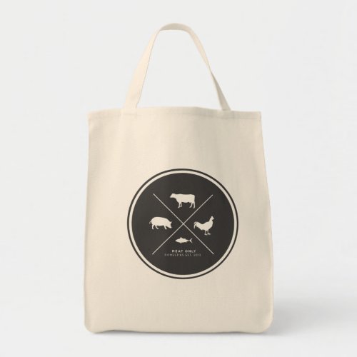 Meat Only Grocery Tote